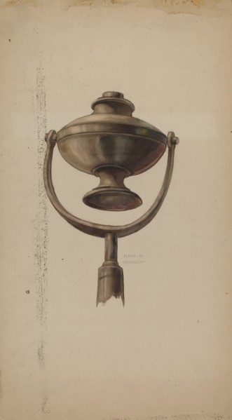 Fireman's Torch, c. 1937. Creator: Elmer G Anderson.