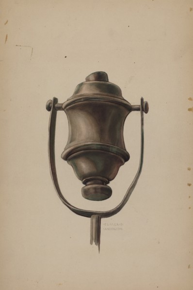 Fireman's Torch, c. 1937. Creator: Elmer G Anderson.