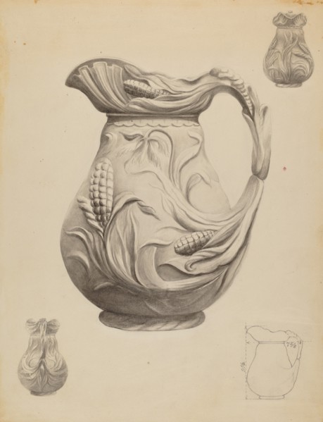 Pitcher, c. 1936. Creator: Louis Annino.