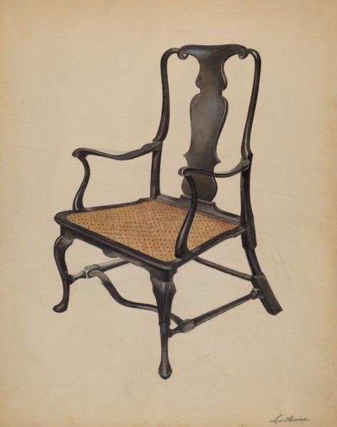 Armchair, c. 1936. Creator: Louis Annino.
