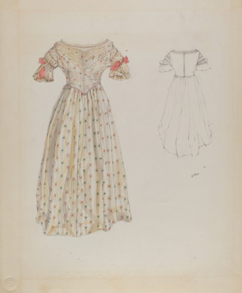 Dress, c. 1937. Creator: Arelia Arbo.