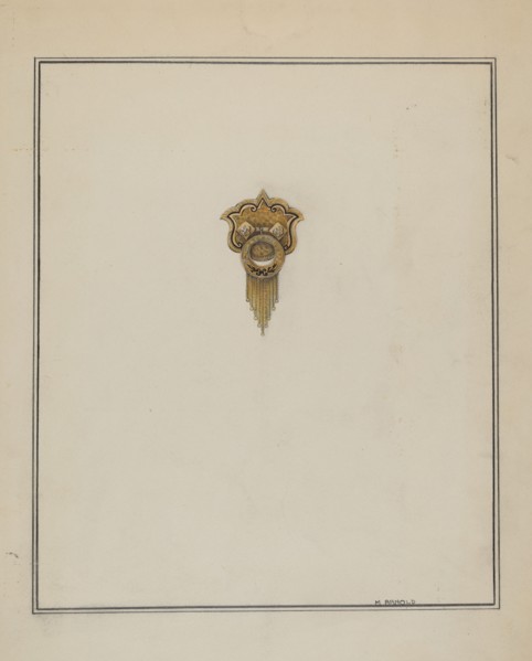 Brooch, c. 1937. Creator: Madeline Arnold.