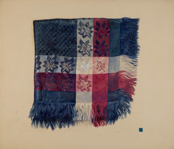 Economy Scarf, c. 1938. Creator: Ralph Atkinson.