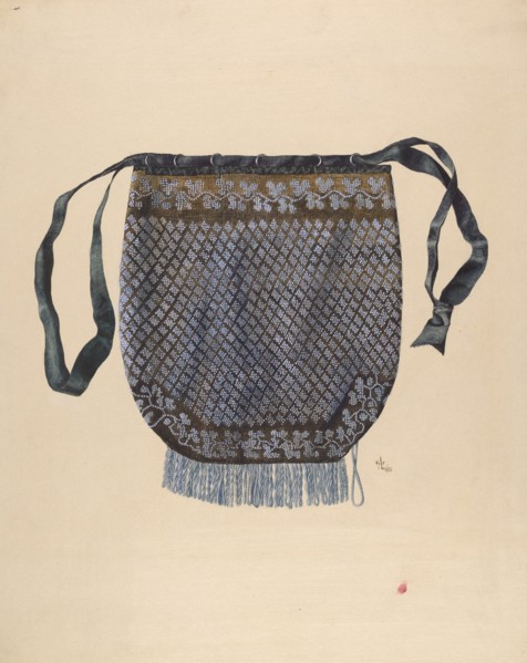 Beaded Bag, 1938. Creator: Ralph Atkinson.