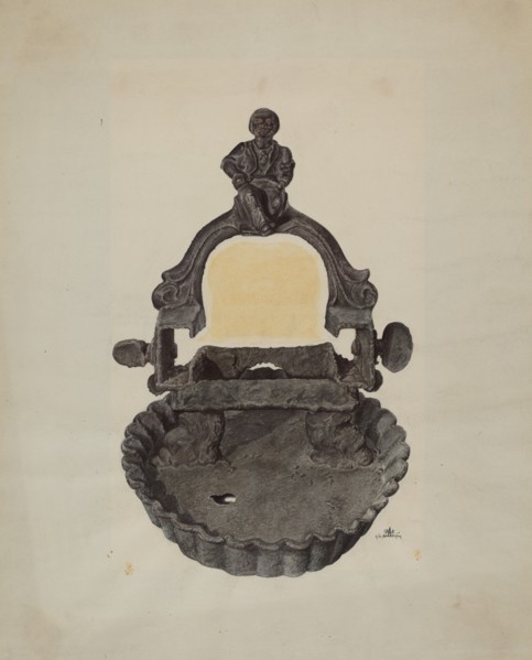 Foot Scraper, 1939. Creator: Ralph Atkinson.