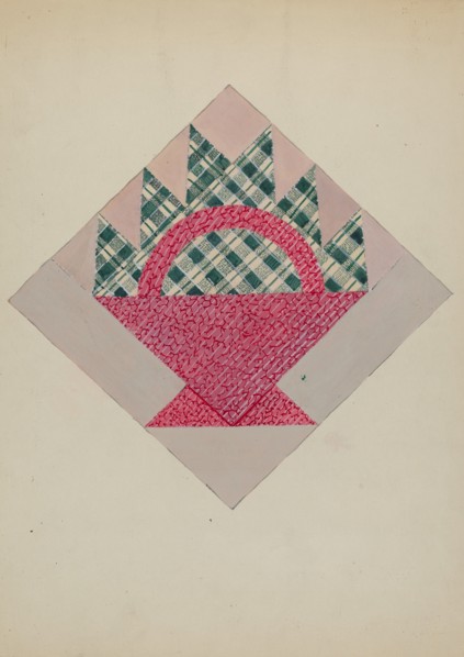 Patchwork Pattern, c. 1936. Creator: Evelyn Bailey.