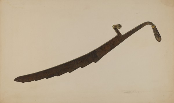 Knife, c. 1939. Creator: Harold Ballerd.