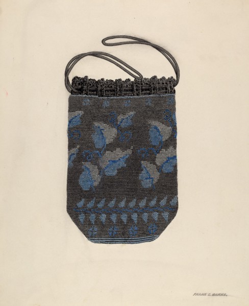 Bag, c. 1938. Creator: Frank C. Barks.