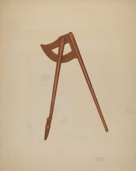 Shaker Compass, c. 1938. Creator: Richard Barnett.