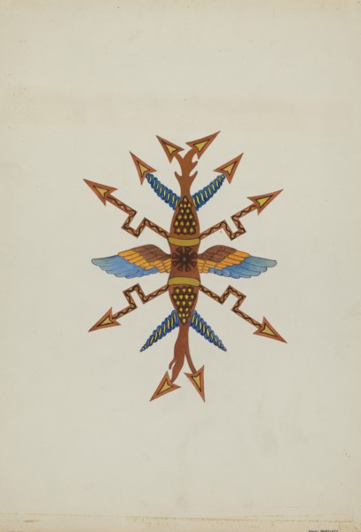 Ceiling Ornament, c. 1936. Creator: Dana Bartlett.