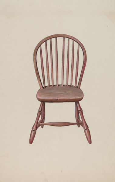 Windsor Chair, 1936. Creator: Dana Bartlett.