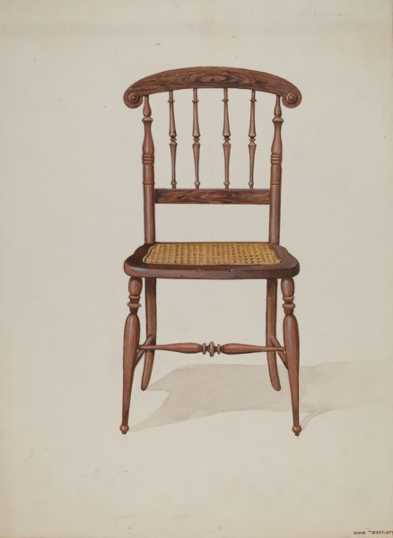 Windsor Chair, 1936. Creator: Dana Bartlett.