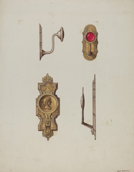 Brackets, c. 1937. Creator: Dana Bartlett.
