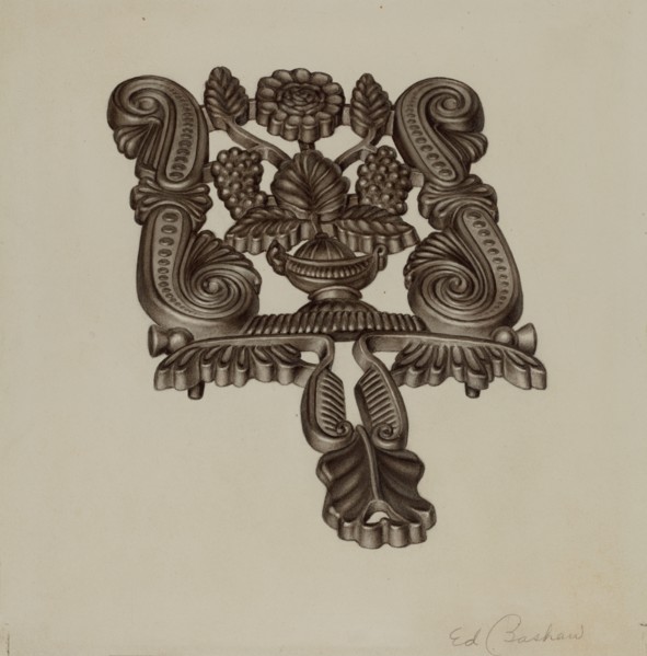 Trivet, c. 1941. Creator: Edward Bashaw.