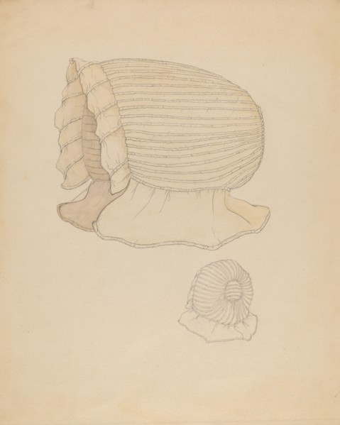 Bonnet, c. 1936. Creator: Doris Beer.