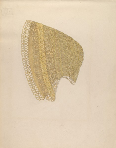 Bonnet, c. 1937. Creator: Doris Beer.