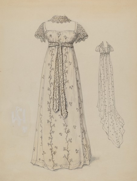 Dress, c. 1936. Creator: Jessie M. Benge.