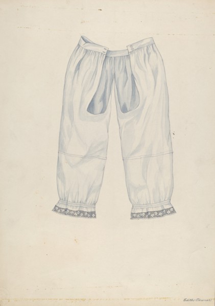 Pantalette, c. 1937. Creator: Edith Towner.