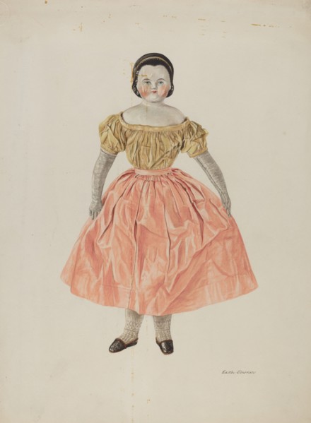 Doll - "Annie Sampson", c. 1940. Creator: Edith Towner.