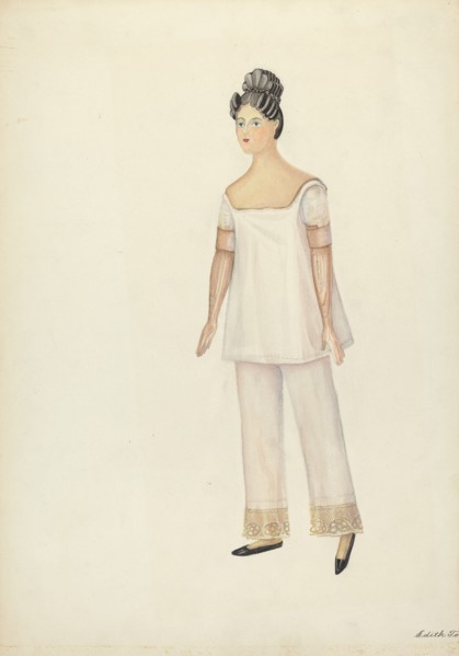 Doll: "Lydia Sherman", 1935/1942. Creator: Edith Towner.