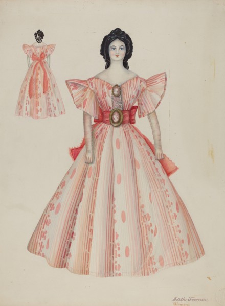 Doll - "Eugenia", c. 1939. Creator: Edith Towner.