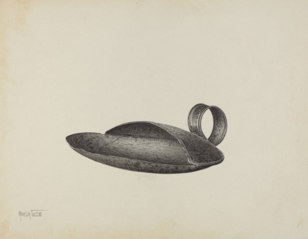 Creamer Skimmer, c. 1941. Creator: Amelia Tuccio.