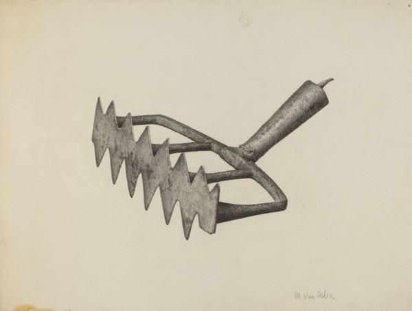 Oven Scraper, c. 1940. Creator: Maurice Van Felix.