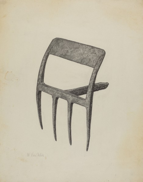 Pa. German Hoe, 1941. Creator: Maurice Van Felix.