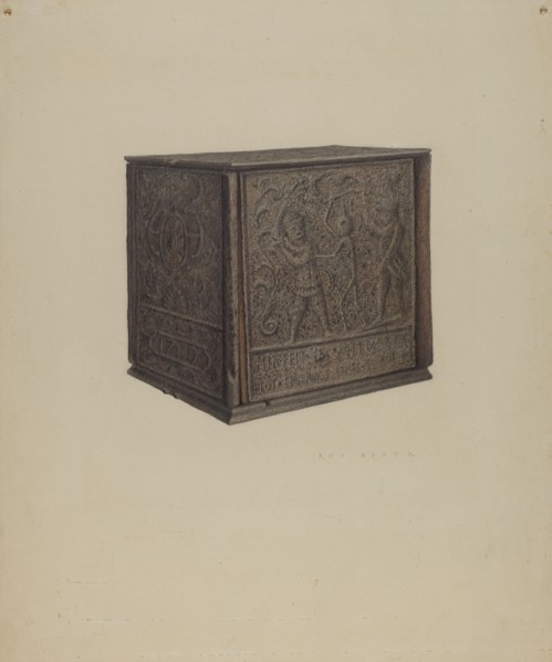 Jamb Stove, c. 1938. Creator: Roy Weber.