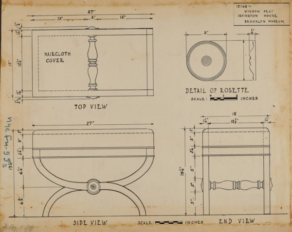 Stool, c. 1937. Creator: Frank Wenger.
