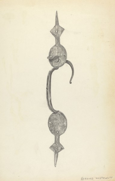 Handle, c. 1939. Creator: Bernard Westmacott.