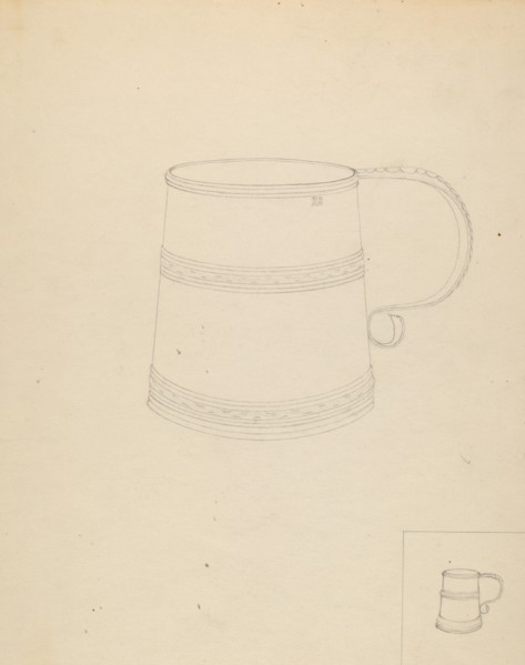 Mug, 1935/1942. Creator: Charlotte Winter.