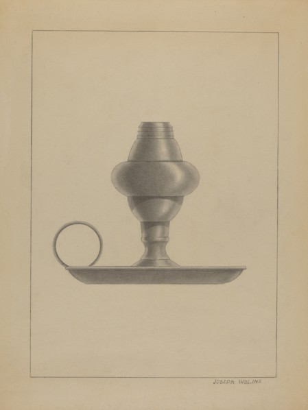 Lamp, c. 1936. Creator: Joseph Wolins.