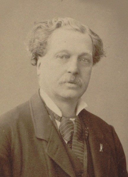Portrait of Lucien Petipa (1815-1898), c. 1870. Creator: Photo studio Philippon.