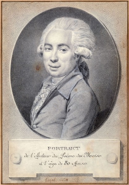 Portrait of the poet Jean-Antoine Roucher (1745-1794). Creator: Pujos, André (1738-1788).