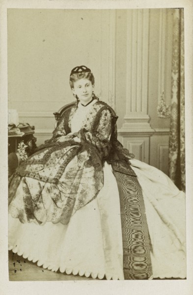 Duchess Sofia de Morny (1838-1896), née Countess Trubetskaya, 1860s. Creator: Anonymous.