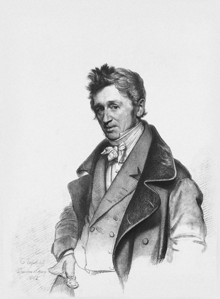 Portrait of the pianist and composer August Alexander Klengel (1783-1852), ca 1820. Creator: Vogel von Vogelstein, Carl Christian, (after) (1788-1868).