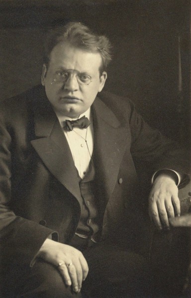 Portrait of the composer and organist Max Reger (1873-1916), c. 1910. Creator: Anonymous.
