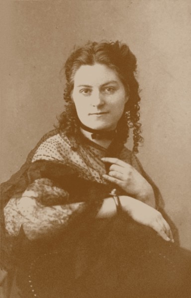 Pianist and composer Auguste Auspitz-Kolár (1844-1878), 1867. Creator: Photo studio Jägemann, Vienna  .