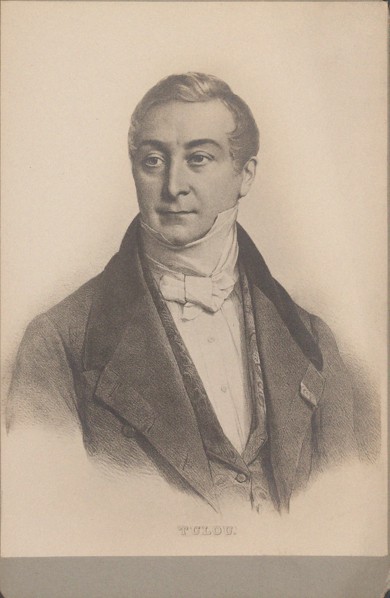 Portrait of the composer and flautist Jean-Louis Tulou (1786-1865), 1830-1839. Creator: Grevedon, Pierre Louis Henri (1776-1860).