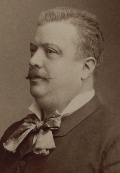 Portrait of the violinist and composer Jules Danbé (1840-1905), c. 1880. Creator: Photo studio Nadar.