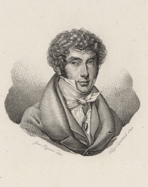 Portrait of the flautist and composer Louis Drouet (1792-1873), 1830. Creator: Pagani, Giovanni (1810-1882).