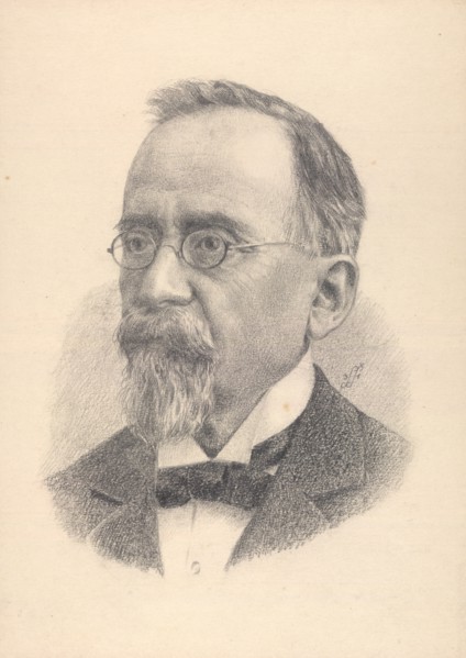 Portrait of the composer Anton Foerster (1837-1926). Creator: Santel, Sasa (1883-1945).
