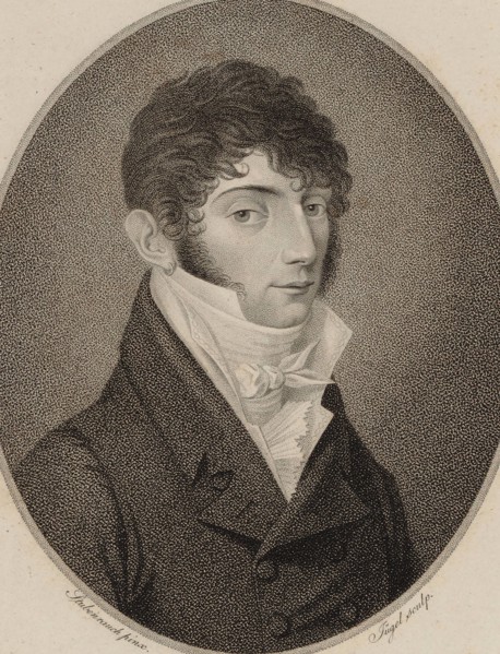 Portrait of the guitarist and composer Mauro Giuliani (1781-1829), 1810. Creator: Jügel, Johann Friedrich (1772-1833).