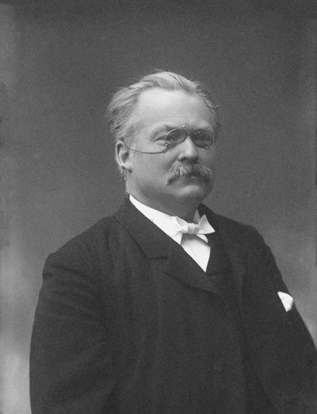 Portrait of the composer Johannes Haarklou (1847-1925). Creator: Szacinski de Ravics, Ludwik (1844-1894).