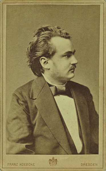 Portrait of the composer Hugo Richard Jüngst (1853-1923). Creator: Photo studio Franz Koebcke, Dresden  .
