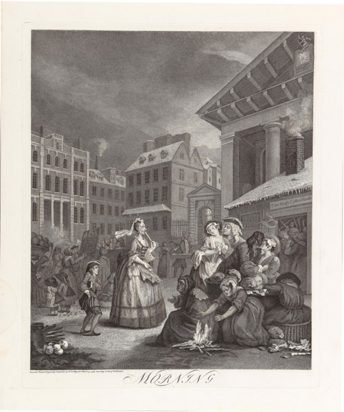 Morning, From the Series "The Four Times of the Day", 1738. Creator: Hogarth, William (1697-1764).
