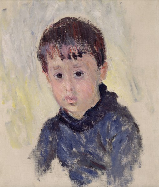 Michel Monet with blue sweater, 1883. Creator: Monet, Claude (1840-1926).