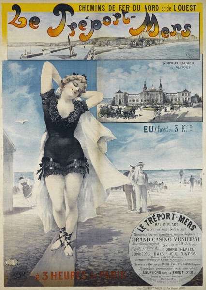 Le Tréport-Mers. Chemins de fer du Nord et de l'Ouest, 1897. Creator: Gray (Boulanger), Henri (1858-1924).