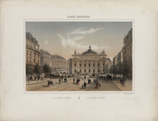 Le grand Opéra. Creator: Fichot, Michel Charles (1817-1903).